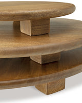 Kaidler Brown Tray Set (Set of 3) - A2000614 - Luna Furniture