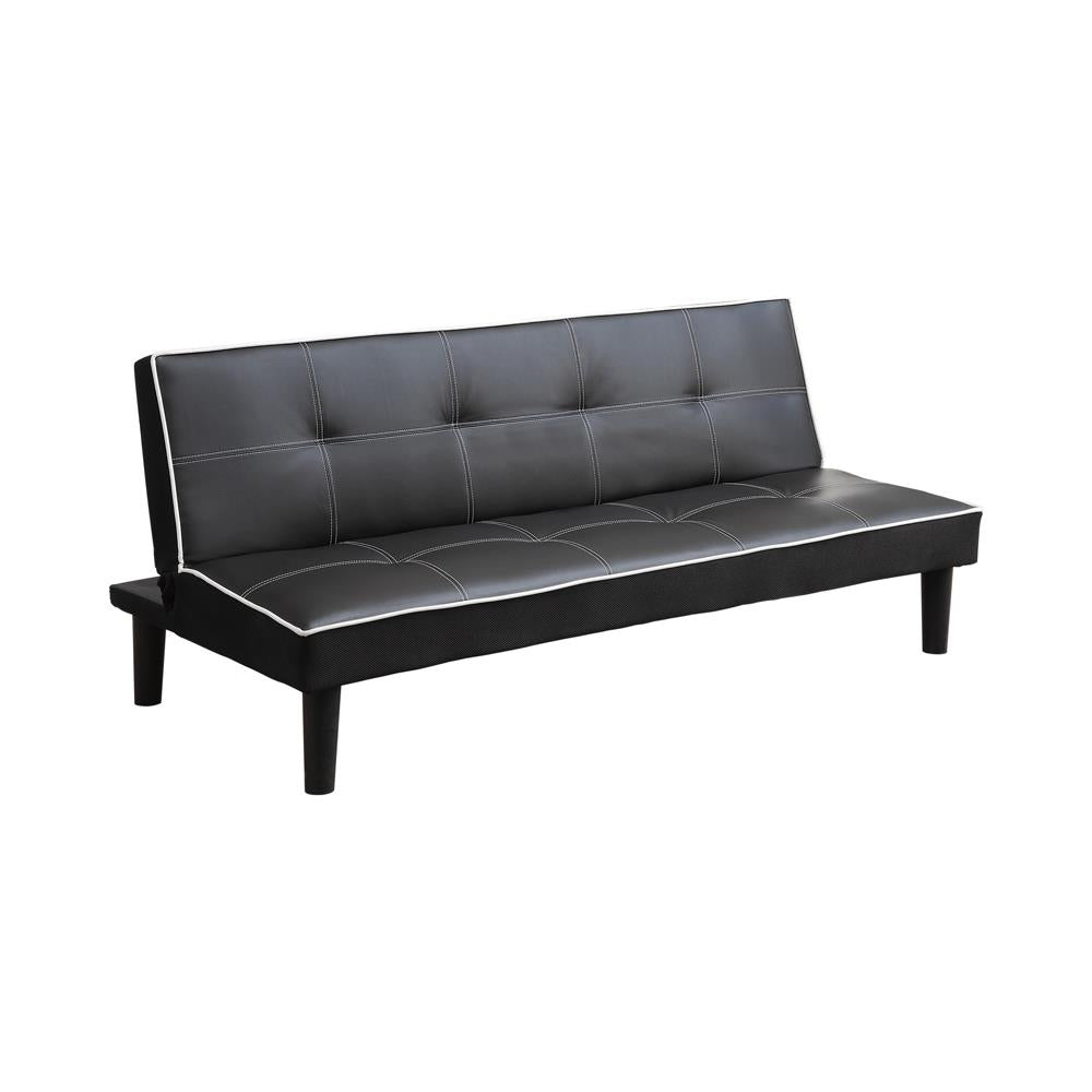 Katrina Black Tufted Upholstered Sofa Bed from Coaster - Luna Furniture