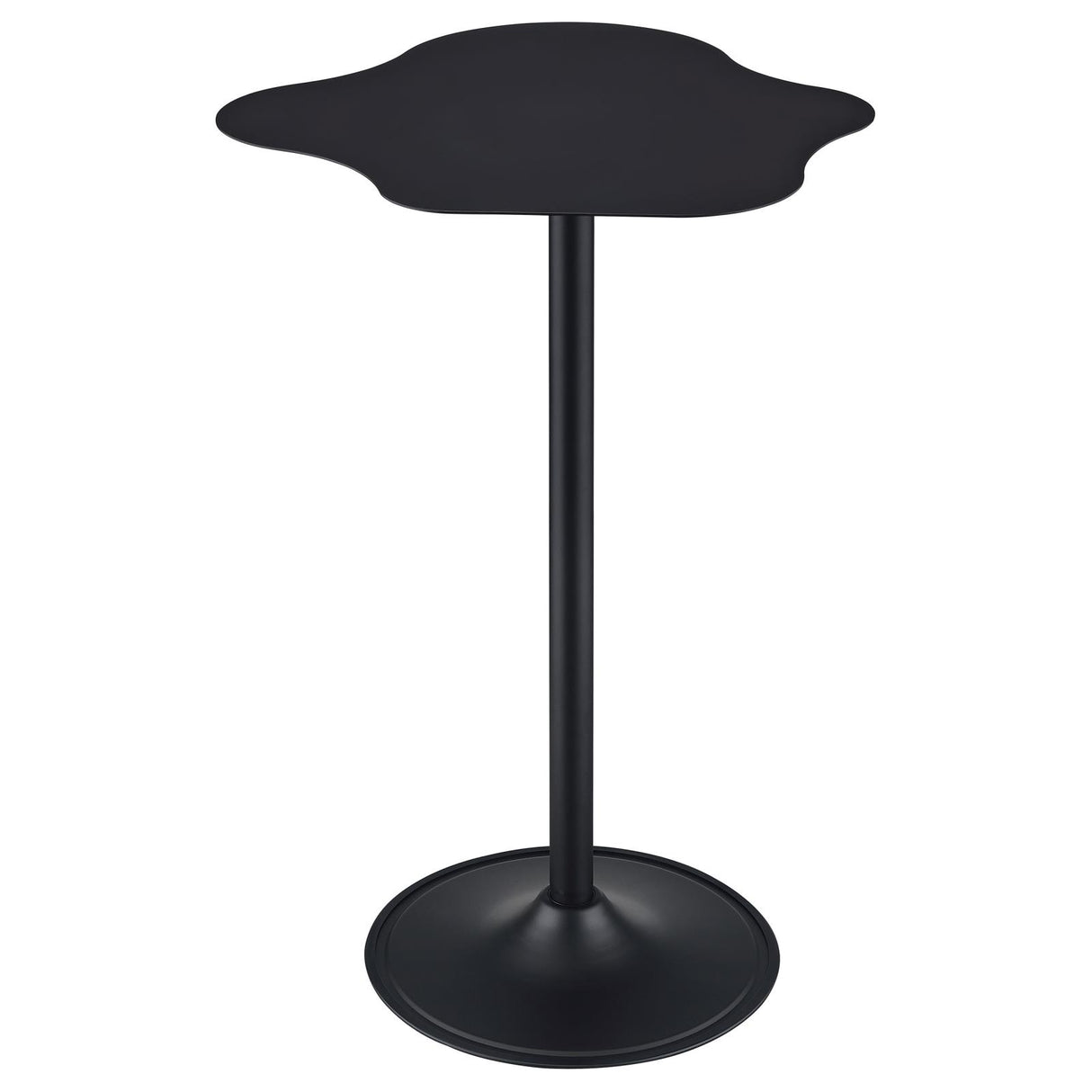 Keanu Black Pedestal Cloud-Shaped Top Bar Table from Coaster - Luna Furniture