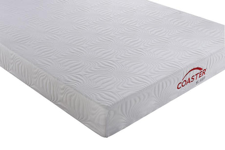 Keegan Queen Memory Foam Mattress White - 350063Q - Luna Furniture