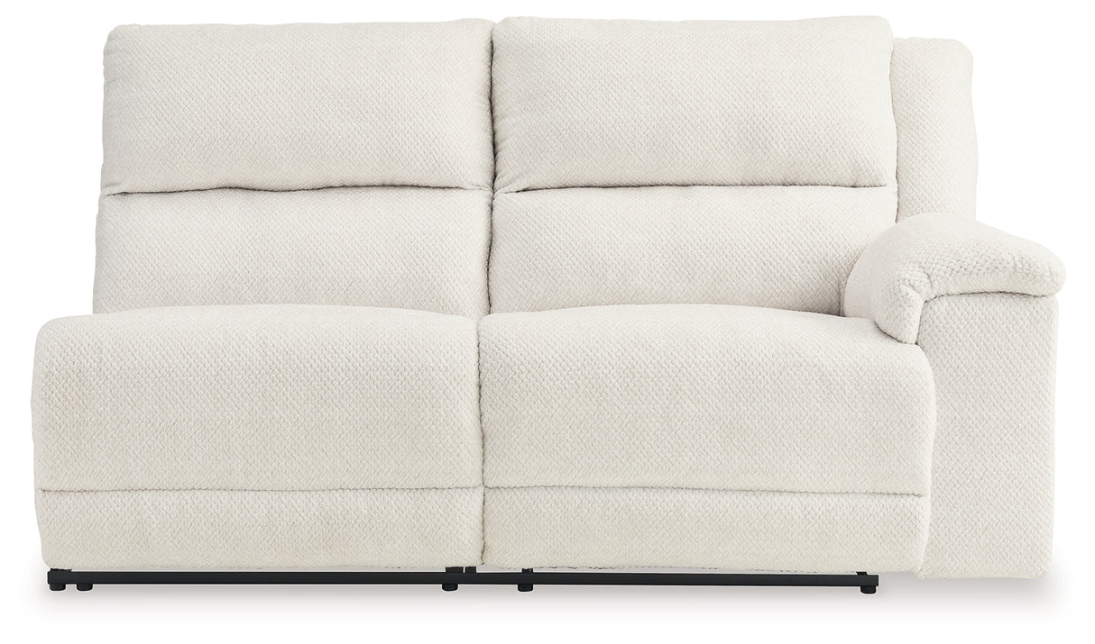 Keensburg Linen Right-Arm Facing Power Reclining Loveseat from Ashley - Luna Furniture