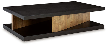 Kocomore Brown/Natural Coffee Table - T847-1 - Luna Furniture