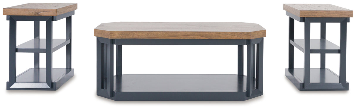 Landocken Brown/Blue Table from Ashley - Luna Furniture