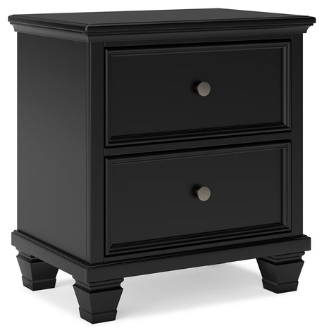 Lanolee Black Nightstand - B687-92 - Luna Furniture