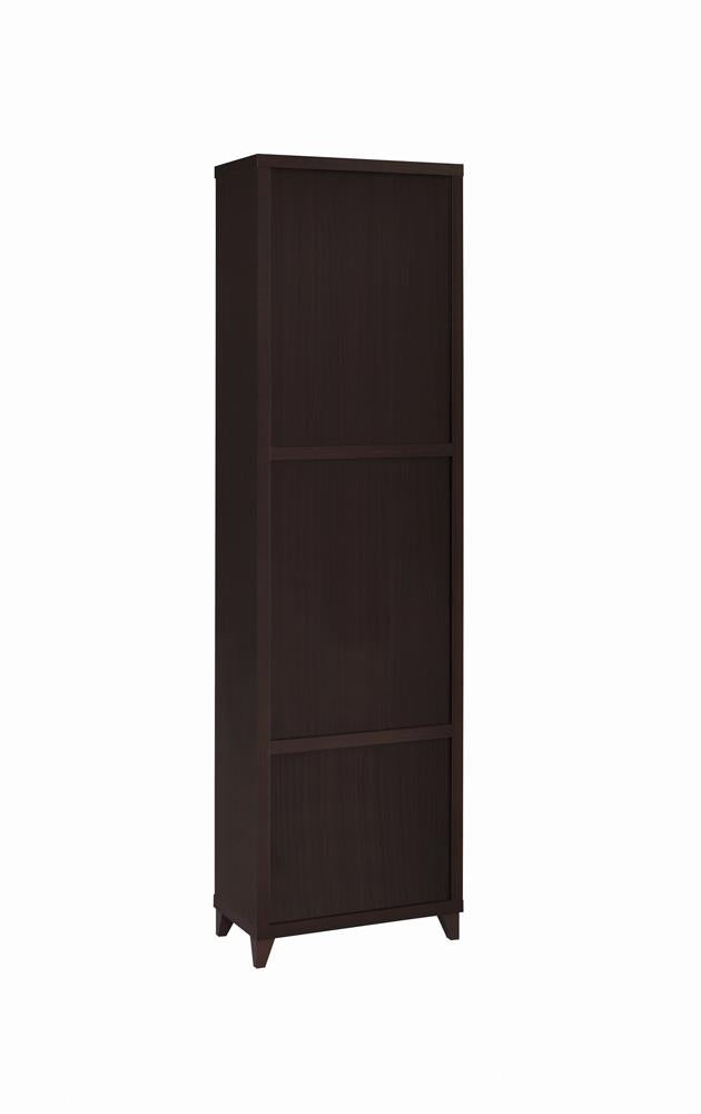 Lewes Cappuccino 2-Drawer Media Tower from Coaster - Luna Furniture