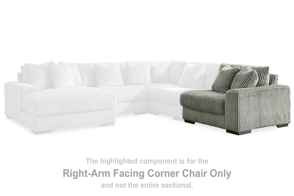 Lindyn Fog Right-Arm Facing Corner Chair