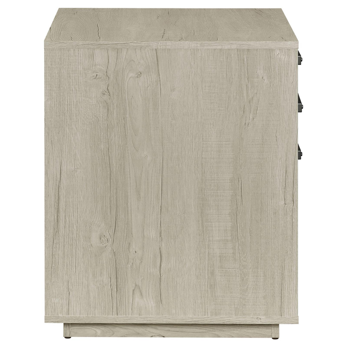 Loomis Whitewashed Gray 3-Drawer Square File Cabinet from Coaster - Luna Furniture