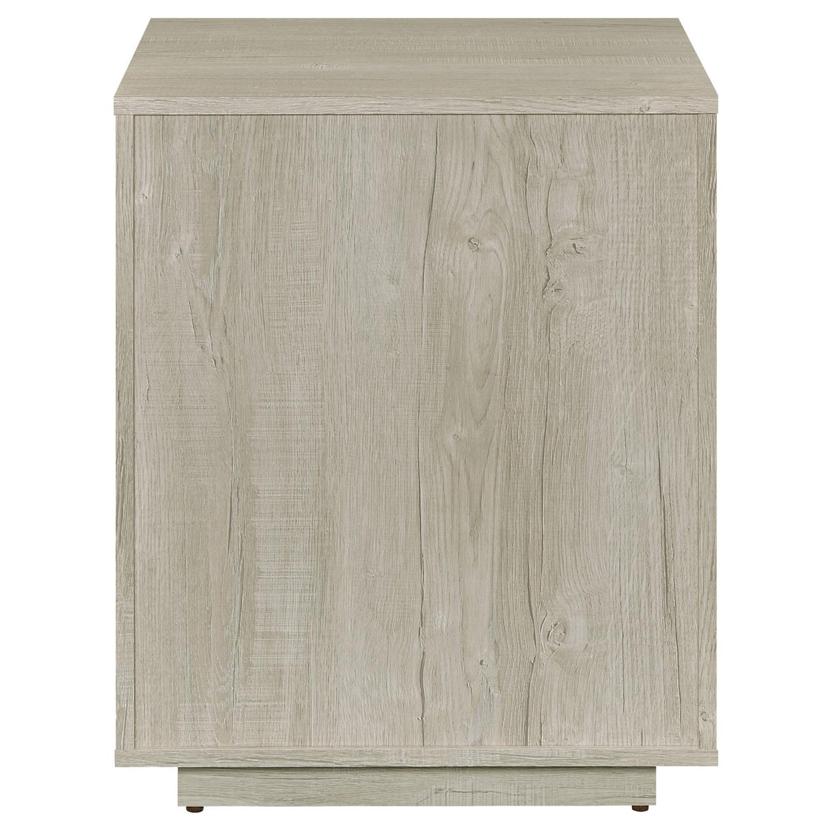 Loomis Whitewashed Gray 3-Drawer Square File Cabinet from Coaster - Luna Furniture