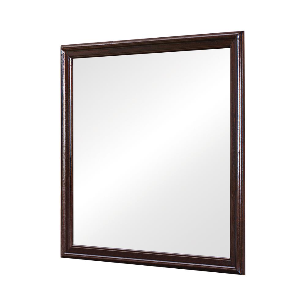 Louis Philippe Cappuccino Square Mirror (Mirror Only) from Coaster - Luna Furniture