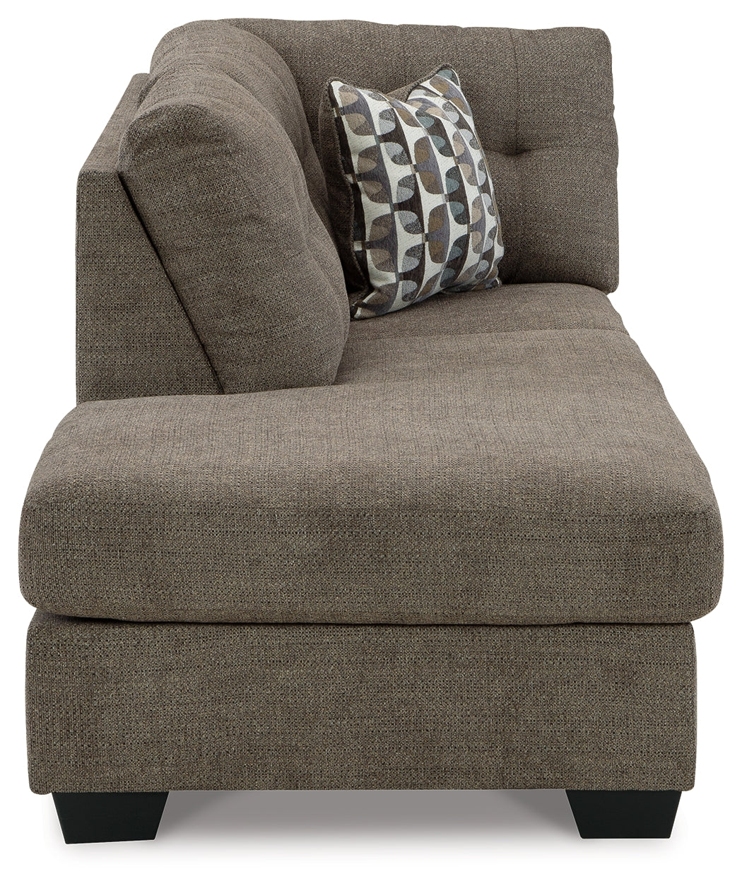 Mahoney Chocolate Left-Arm Facing Corner Chaise from Ashley Furniture - Luna Furniture