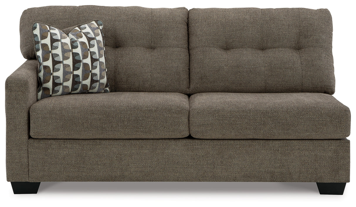 Mahoney Chocolate Left-Arm Facing Sofa from Ashley - Luna Furniture
