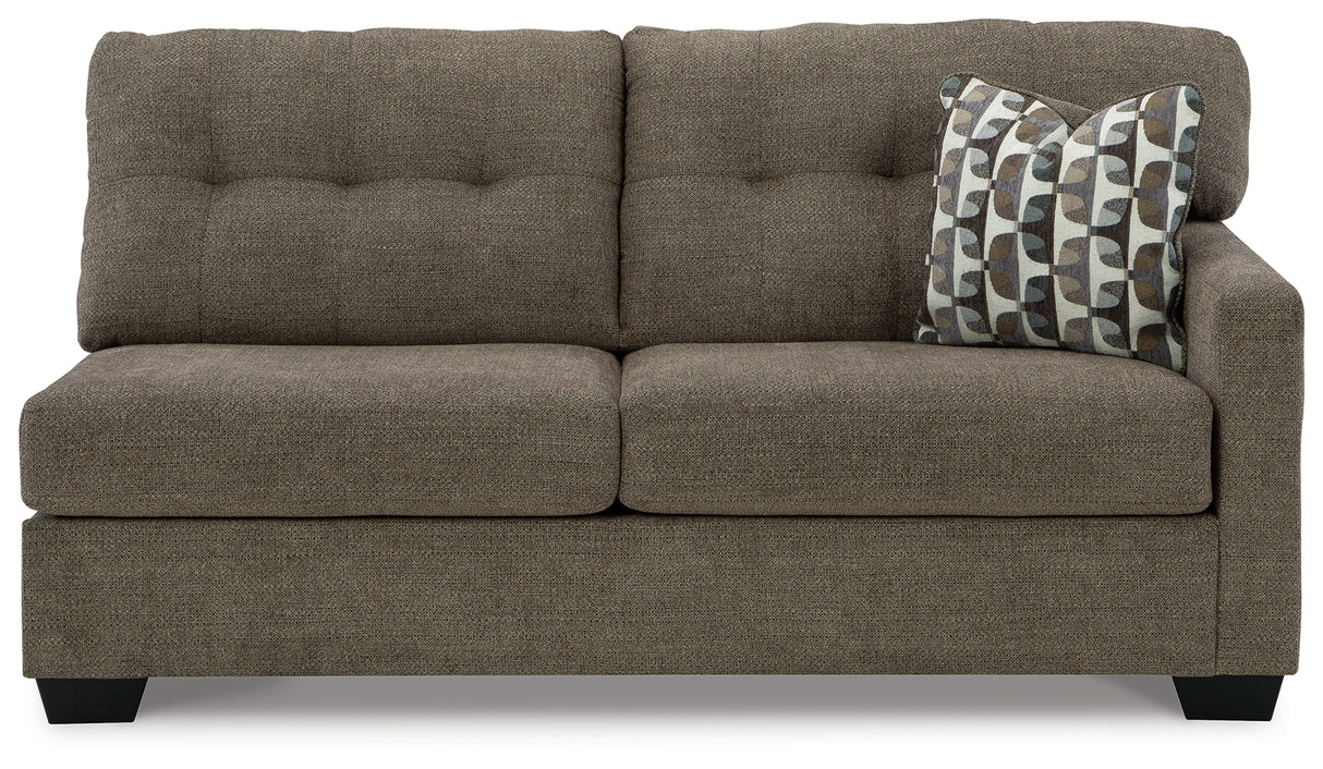 Mahoney Chocolate Right-Arm Facing Sofa from Ashley - Luna Furniture