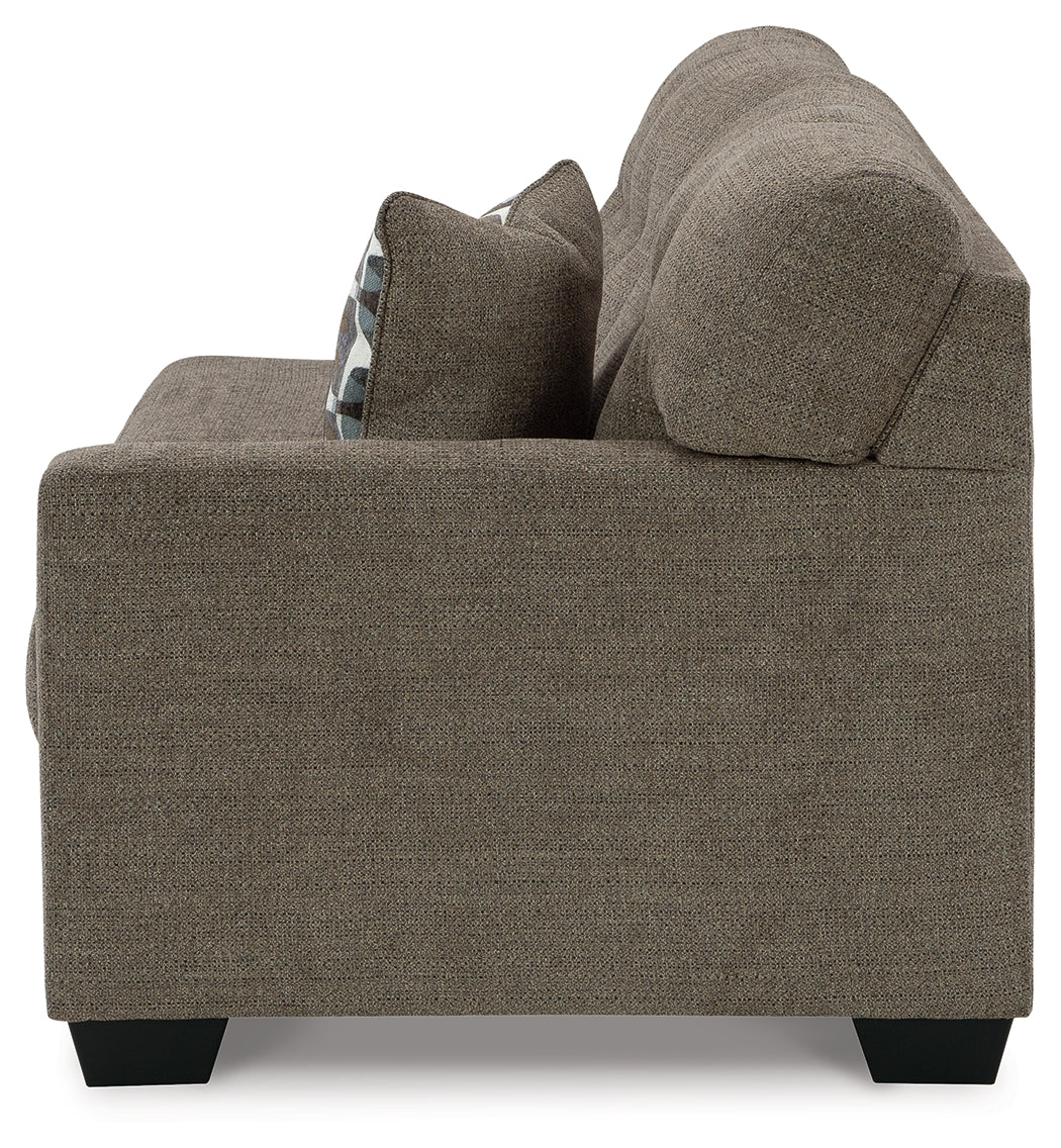Mahoney Chocolate Right-Arm Facing Sofa from Ashley - Luna Furniture
