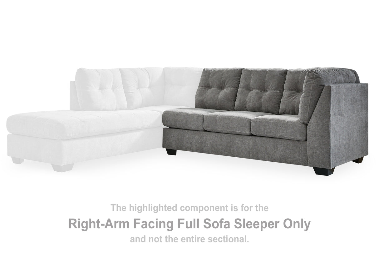 Marrelton Gray Right-Arm Facing Full Sofa Sleeper from Ashley Furniture - Luna Furniture