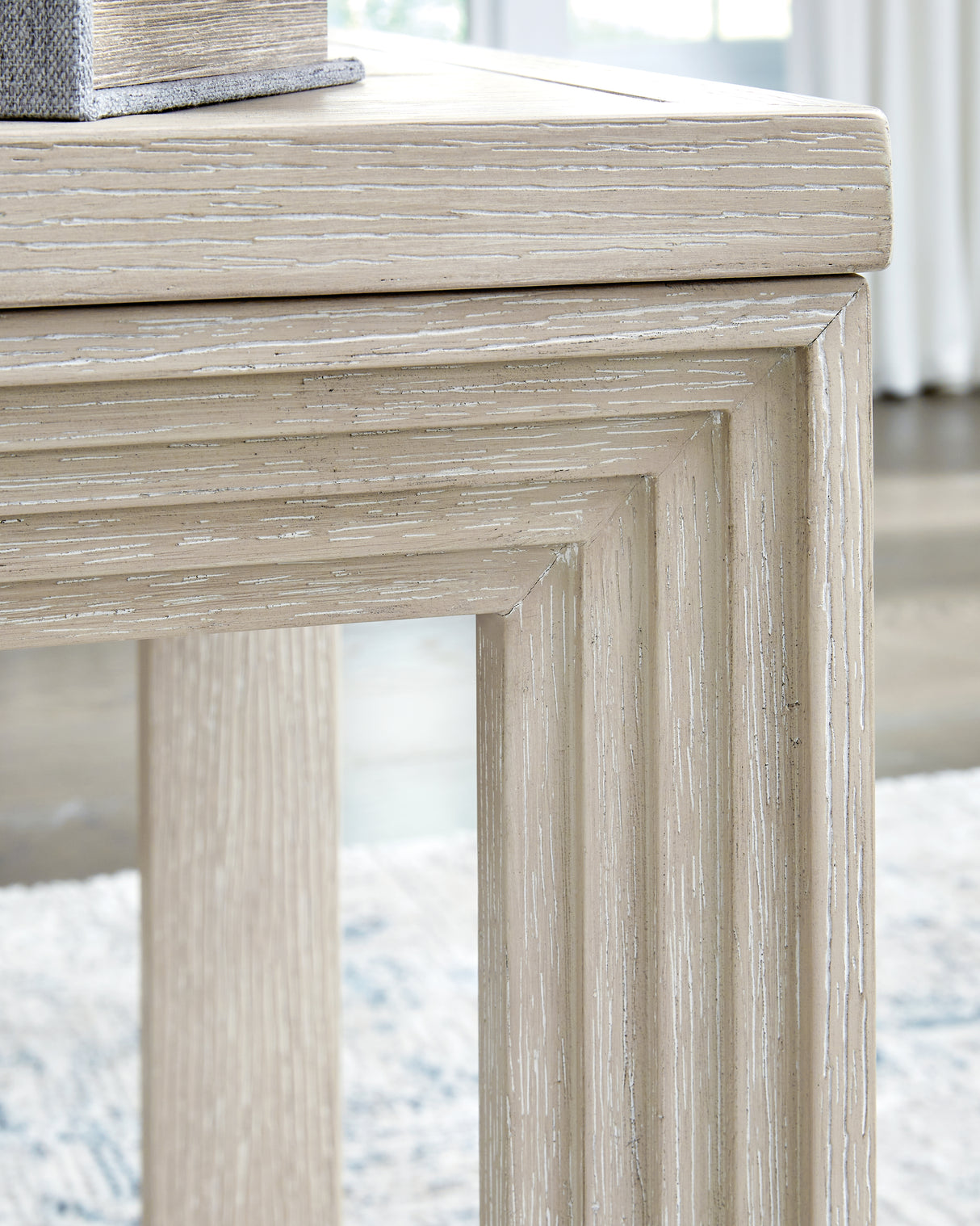 Marxhart Bisque End Table from Ashley - Luna Furniture