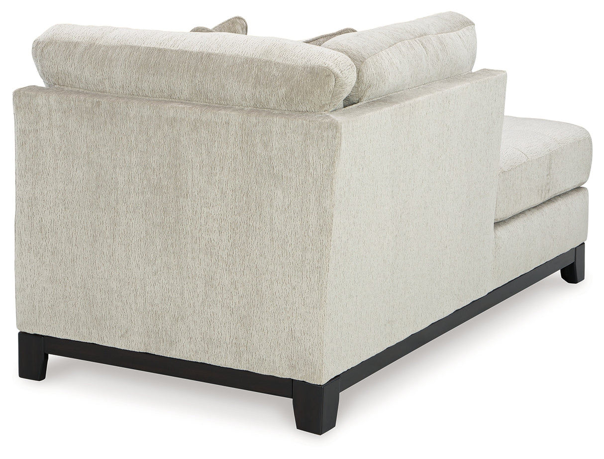 Maxon Place Stone Left-Arm Facing Corner Chaise from Ashley - Luna Furniture