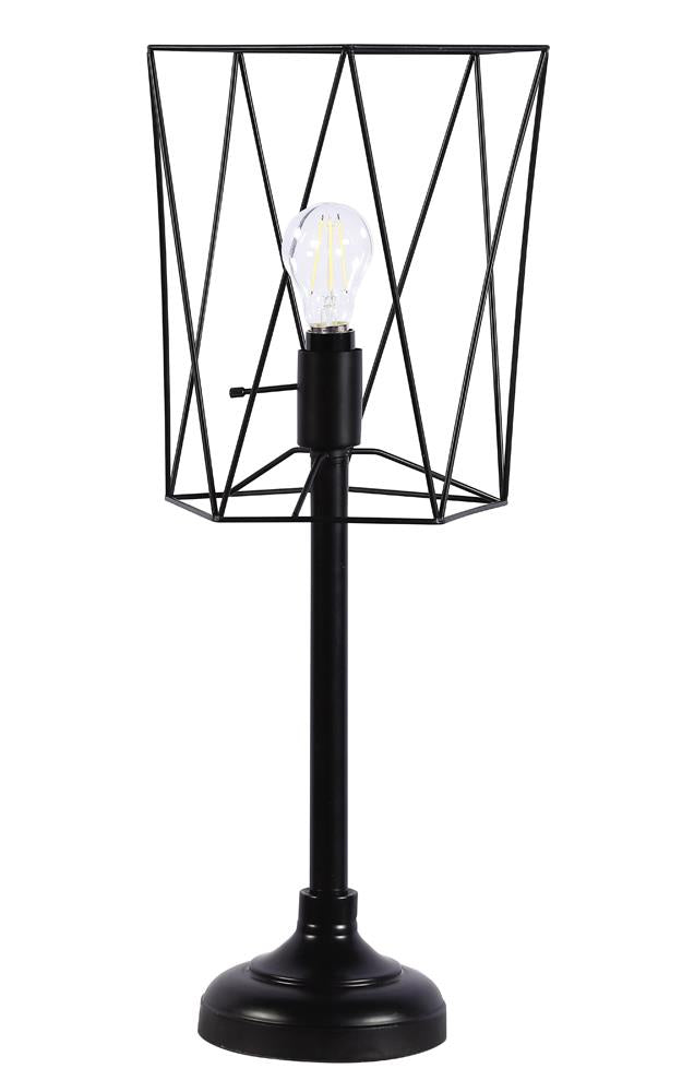 Mayfield Black Metal Slender Torch Table Lamp from Coaster - Luna Furniture