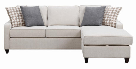 Mcloughlin Upholstered Sectional Platinum - 501840 - Luna Furniture