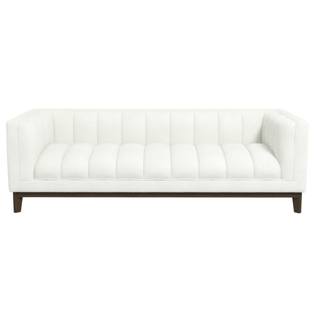 Melissa Mid-century White Boucle Modern Sofa White Boucle - AFC01813 - Luna Furniture
