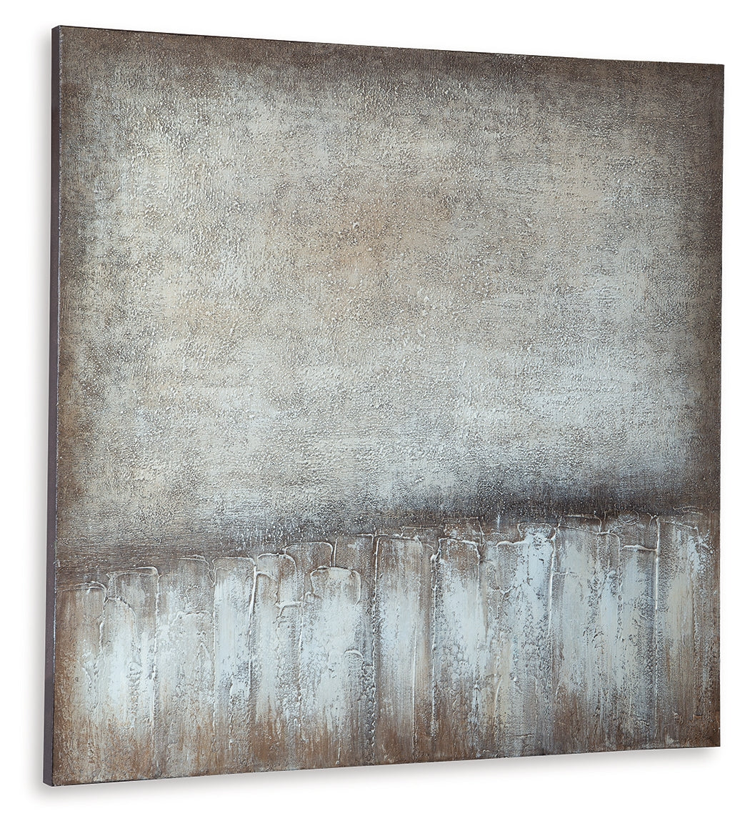 Mellsboro Brown/Gray Wall Art - A8000402 - Luna Furniture