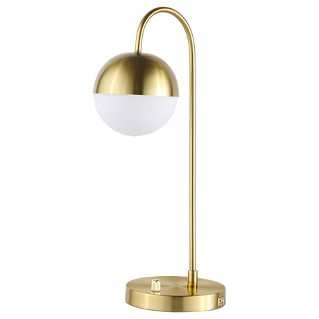 Merrick Round Arched Table Lamp Gold - 920216 - Luna Furniture