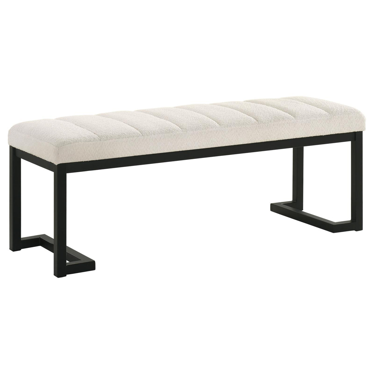 Mesa Vanilla Upholstered Entryway Accent Bench from Coaster - Luna Furniture