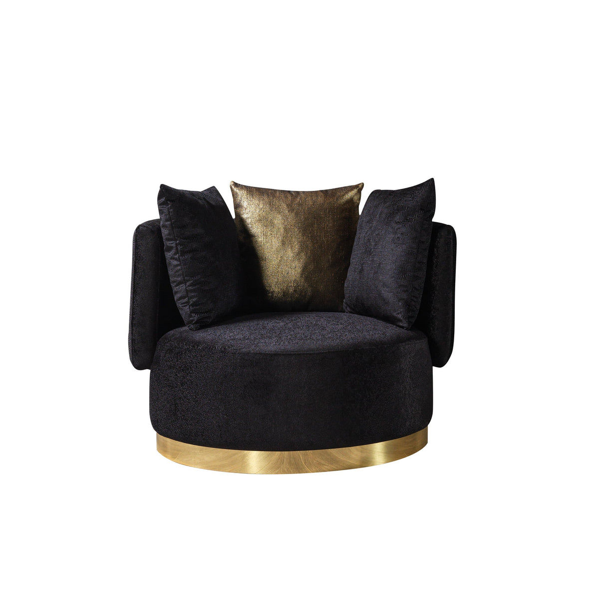 Michelle Black Velvet Chair from Nova Furniture - Luna Furniture