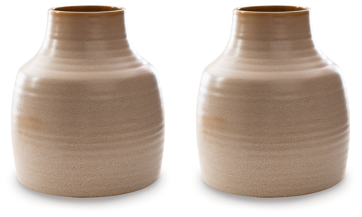Millcott Tan Vase from Ashley - Luna Furniture