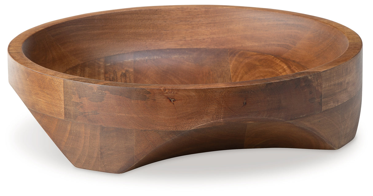 Myrtewood Natural Bowl from Ashley - Luna Furniture