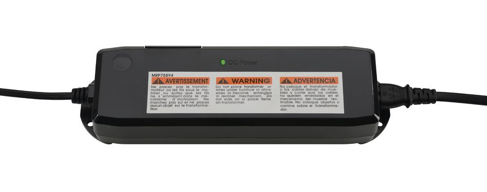 Negan Gray and Black Eastern King Adjustable Bed Base from Coaster - Luna Furniture