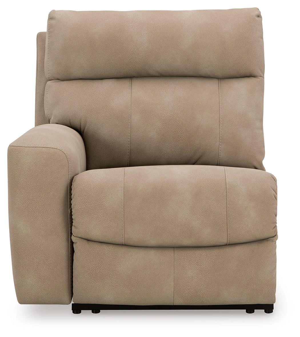 Next-Gen DuraPella Sand Left-Arm Facing Power Recliner from Ashley - Luna Furniture