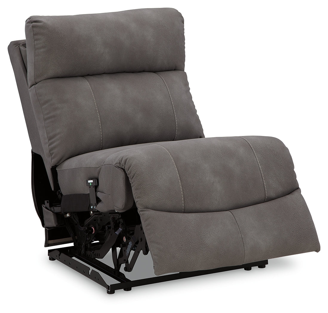 Next-Gen DuraPella Slate Power Armless Recliner from Ashley - Luna Furniture