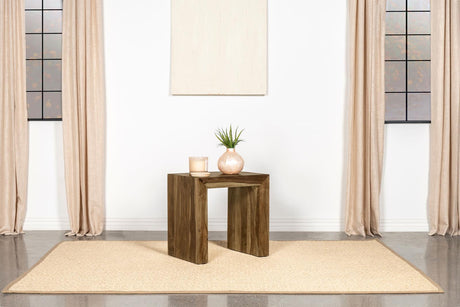 Odilia Rectangular Solid Wood End Table Auburn - 708417 - Luna Furniture