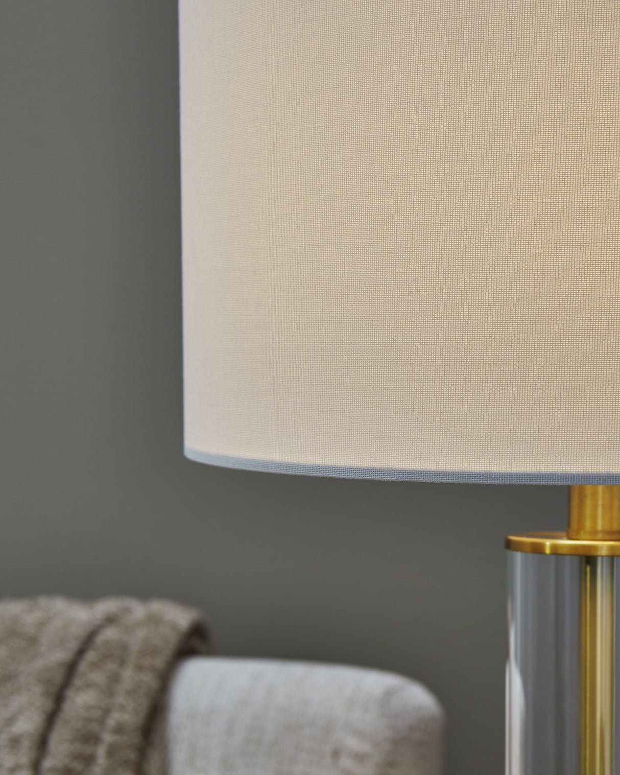 Orenman Clear/Brass Finish Table Lamp from Ashley - Luna Furniture