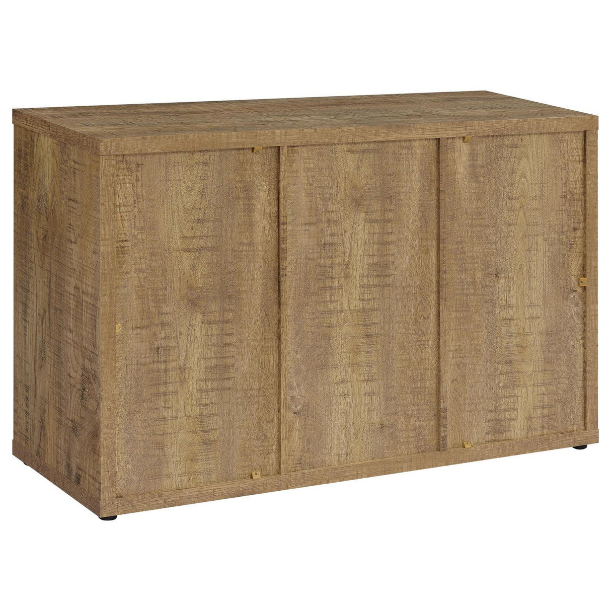 Pepita Mango Brown 3-Door Engineered Wood Accent Cabinet with Adjustable Shelves from Coaster - Luna Furniture