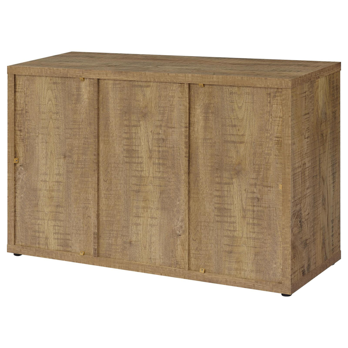 Pepita Mango Brown 3-Door Engineered Wood Accent Cabinet with Adjustable Shelves from Coaster - Luna Furniture