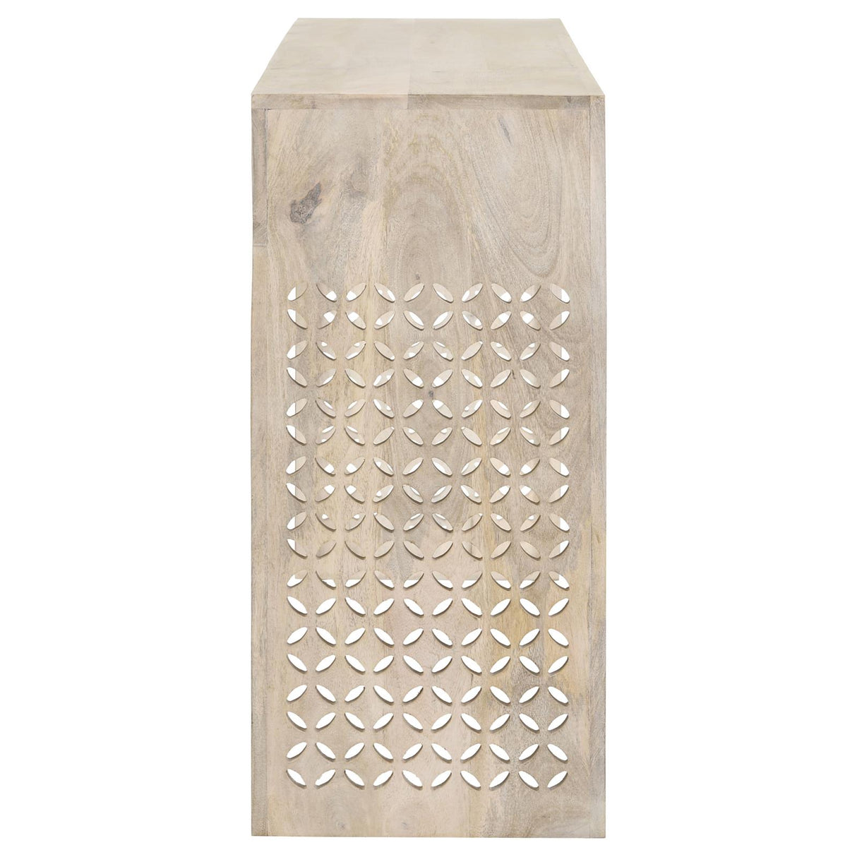 Rickman White Washed Rectangular 2-Drawer Console Table from Coaster - Luna Furniture