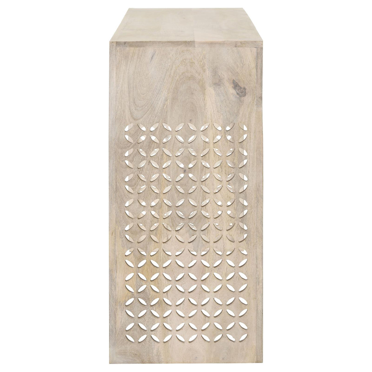 Rickman White Washed Rectangular 2-Drawer Console Table from Coaster - Luna Furniture