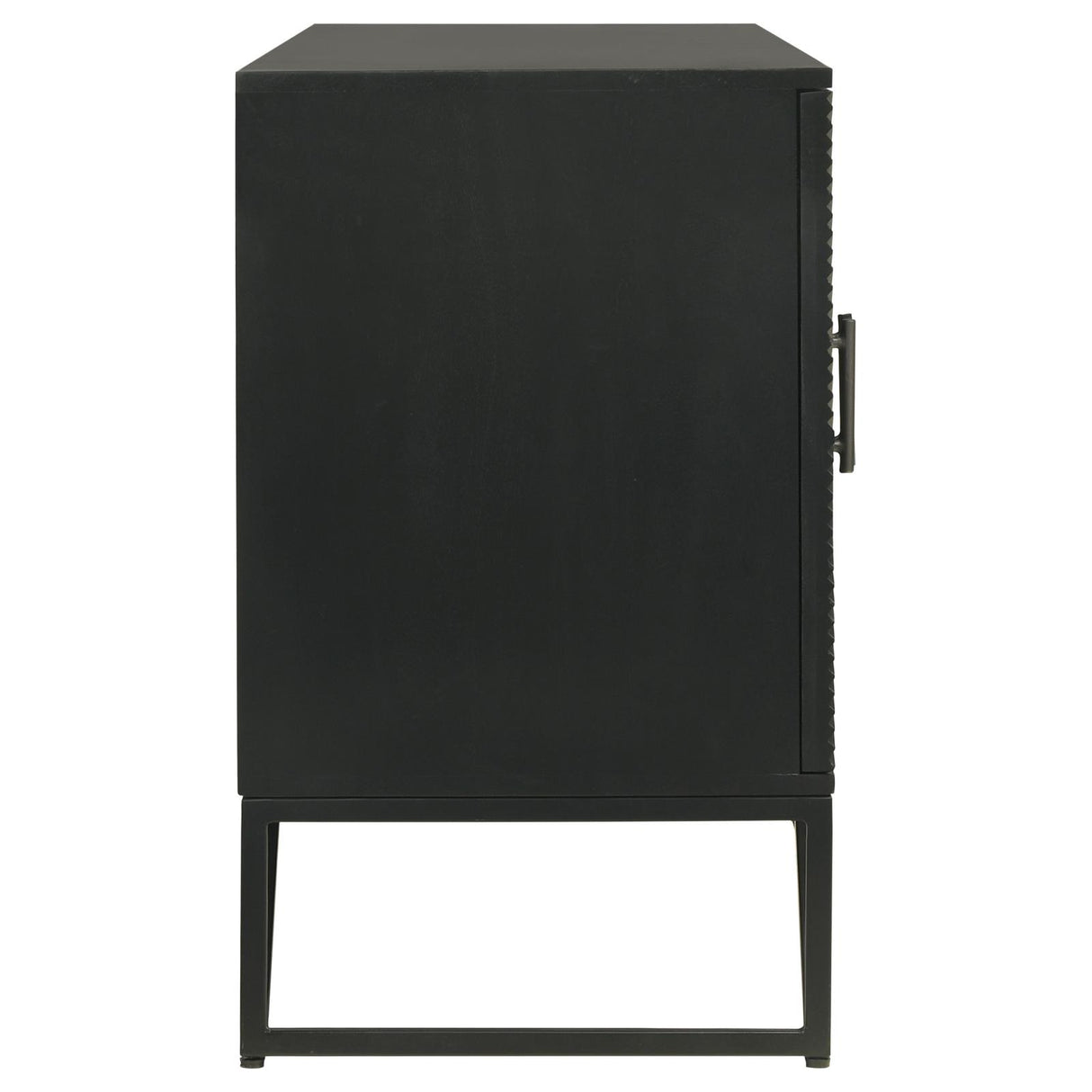 Riddell Black 4-Door Accent Cabinet from Coaster - Luna Furniture