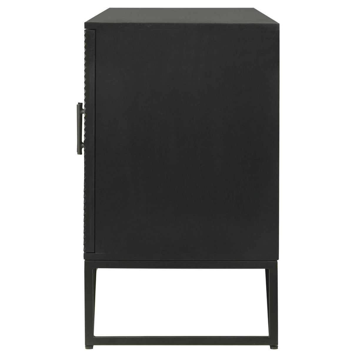 Riddell Black 4-Door Accent Cabinet from Coaster - Luna Furniture