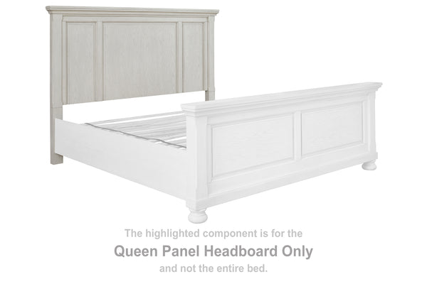 Robbinsdale Antique White Queen Panel Headboard