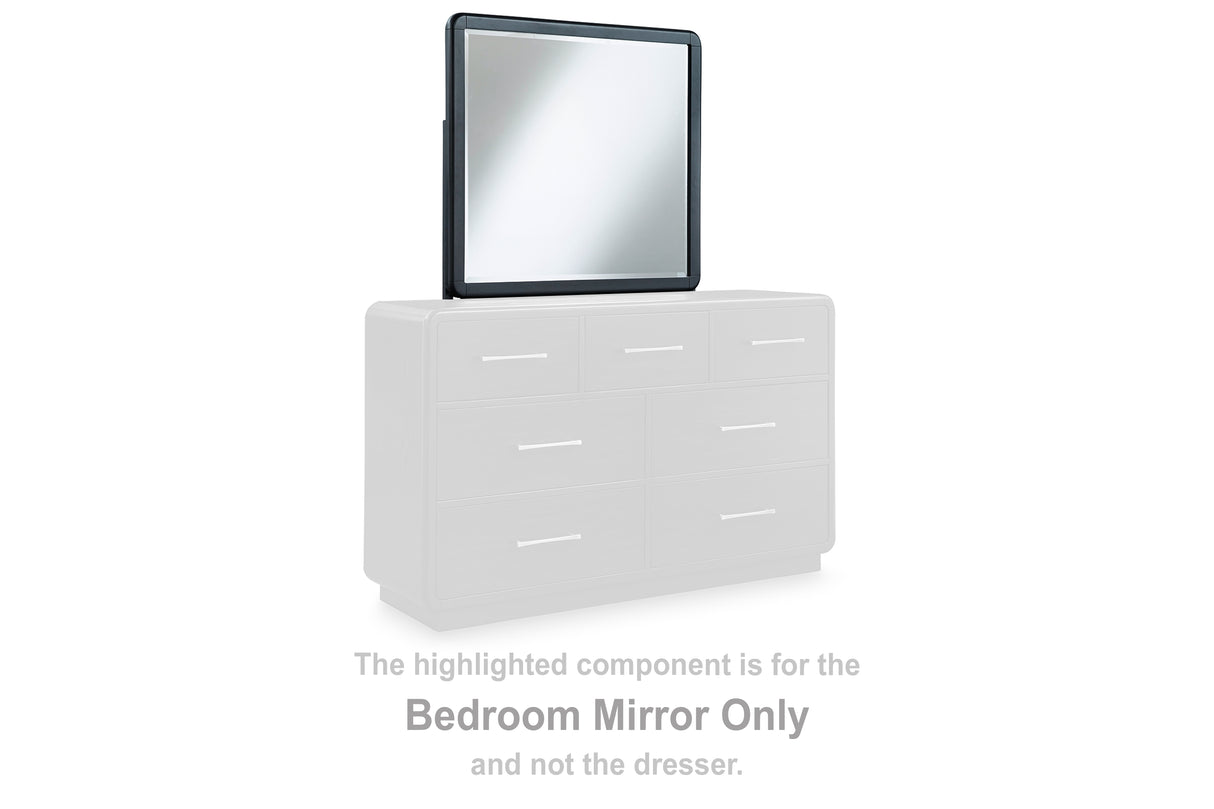 Rowanbeck Black Bedroom Mirror (Mirror Only) from Ashley - Luna Furniture