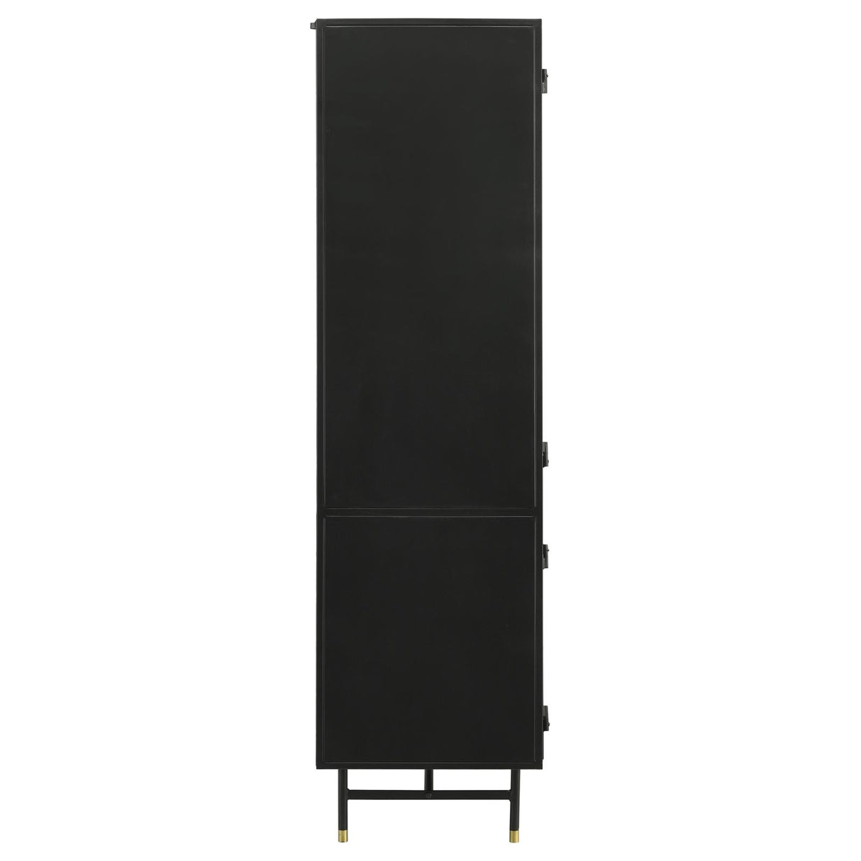 Santiago Matte Black Rectangular 4-Door Cabinet from Coaster - Luna Furniture