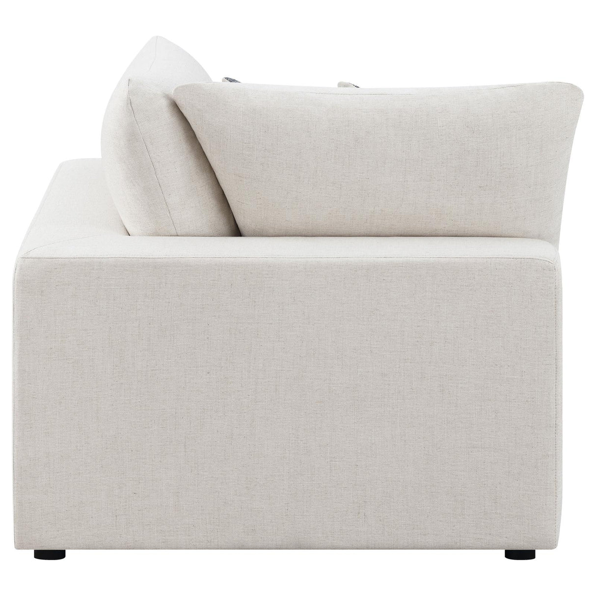 Serene Beige Upholstered Corner from Coaster - Luna Furniture