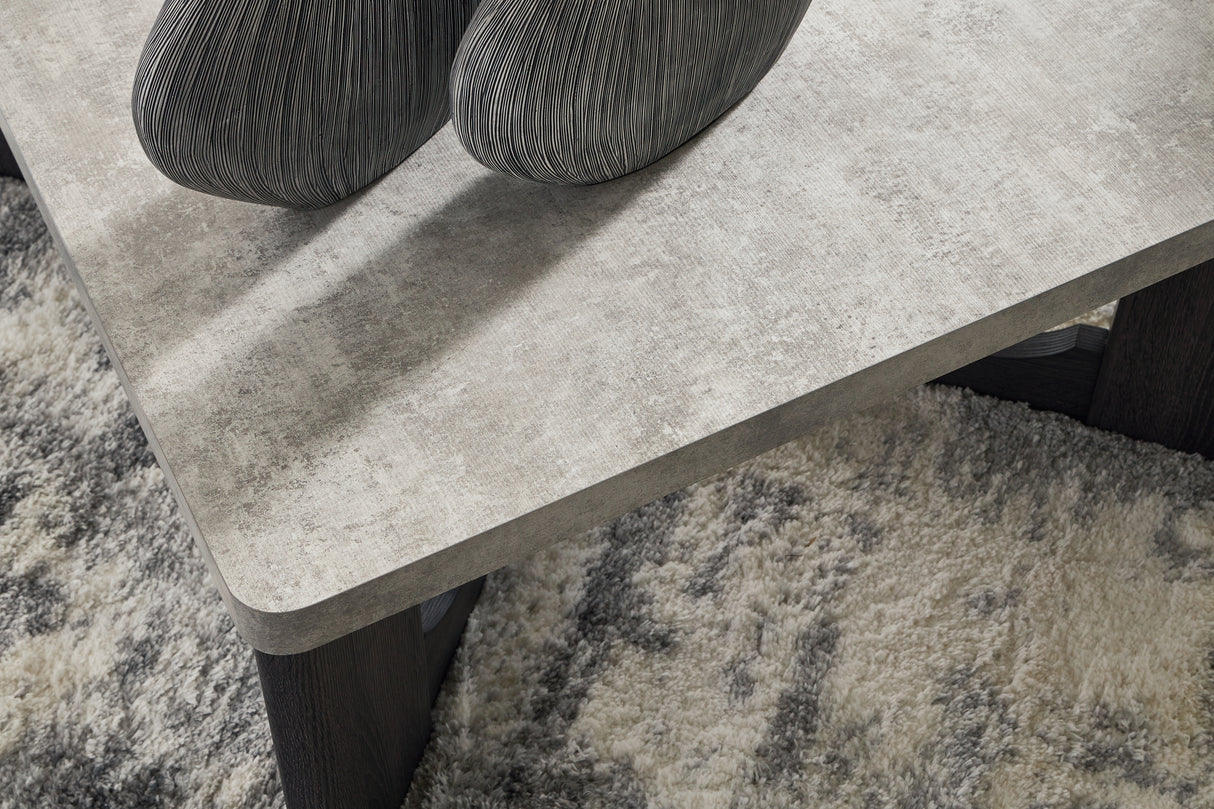 Sharstorm Two-tone Gray Table from Ashley - Luna Furniture