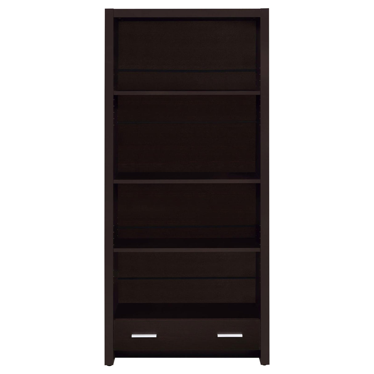 Skylar 5-shelf Bookcase with Storage Drawer Cappuccino - 800905 - Luna Furniture
