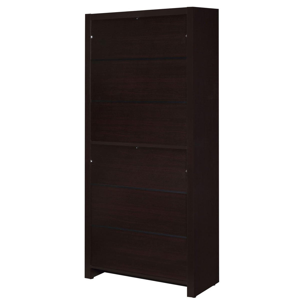 Skylar Cappuccino 5-Shelf Bookcase with Storage Drawer from Coaster - Luna Furniture