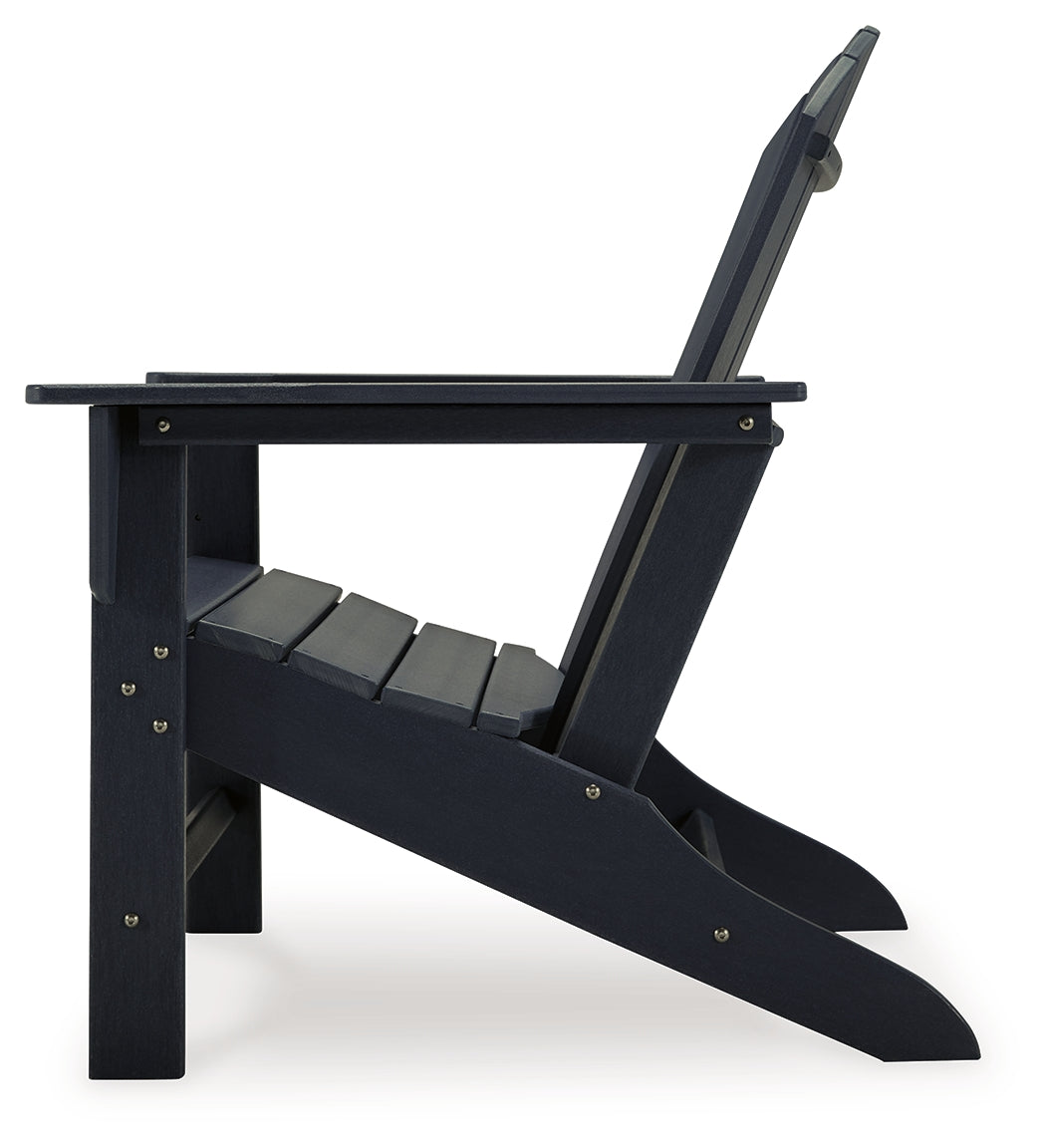 Sundown Treasure Black Adirondack Chair from Ashley - Luna Furniture