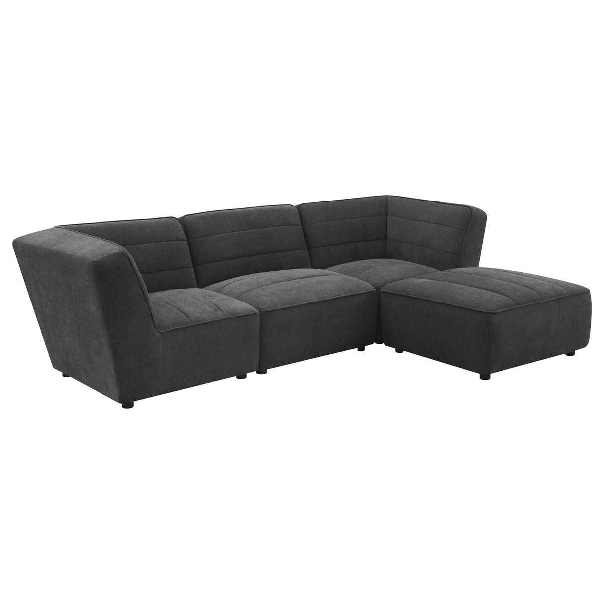 Sunny Upholstered Corner Dark Charcoal from Coaster - Luna Furniture