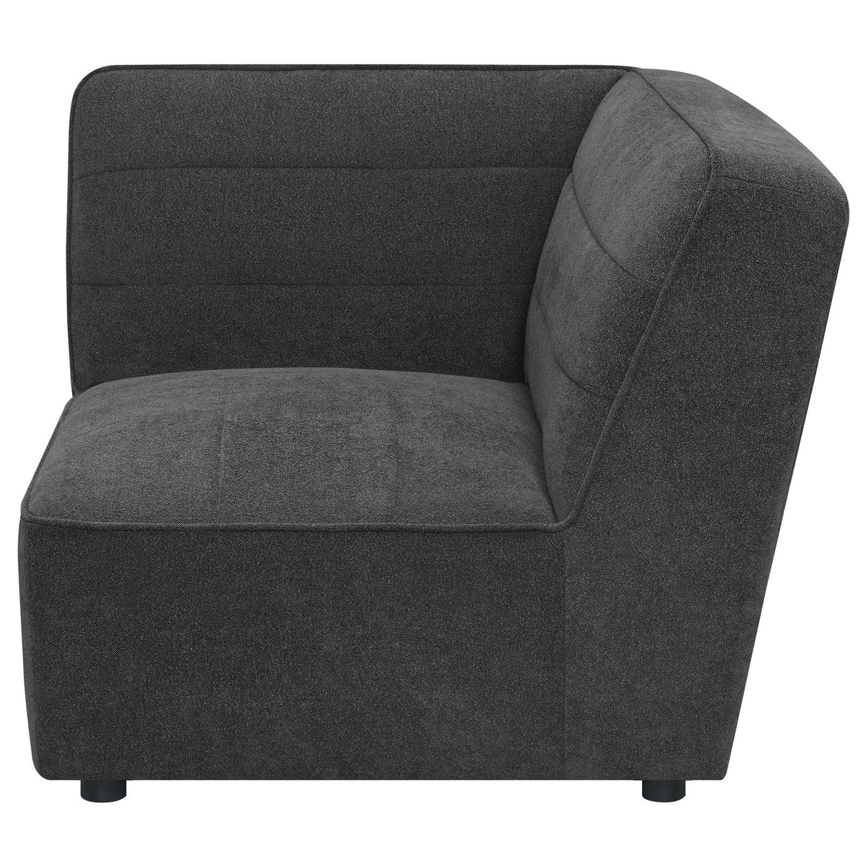 Sunny Upholstered Corner Dark Charcoal from Coaster - Luna Furniture